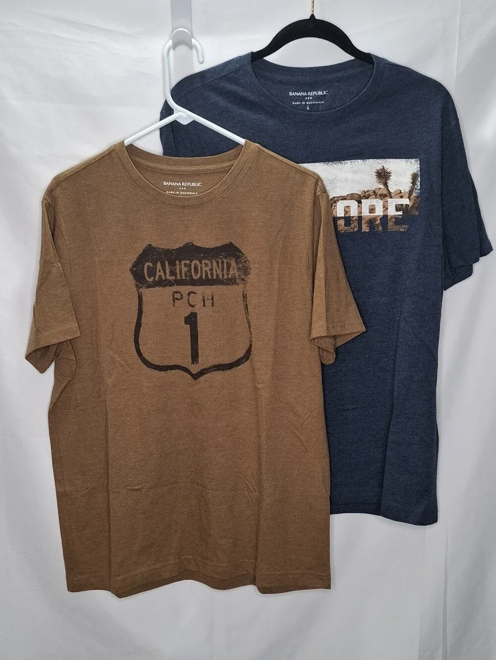 Banana Republic Mens Tee Shirts Set Of 2 Size Large